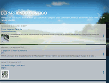 Tablet Screenshot of departiendocontigo.blogspot.com