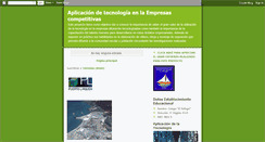 Desktop Screenshot of aplicaciondetecnologia.blogspot.com