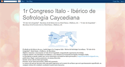 Desktop Screenshot of congresoitaloiberico.blogspot.com