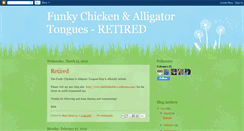 Desktop Screenshot of funkychickenandalligatortongues.blogspot.com