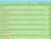 Tablet Screenshot of funkychickenandalligatortongues.blogspot.com