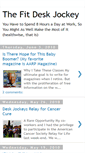 Mobile Screenshot of fit-desk-jockey.blogspot.com
