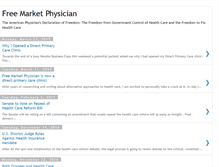 Tablet Screenshot of freemarketphysician.blogspot.com