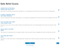 Tablet Screenshot of debtreliefgrantshelp.blogspot.com