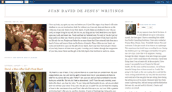 Desktop Screenshot of juandejesus-writings.blogspot.com