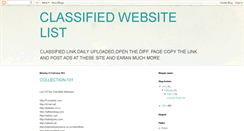 Desktop Screenshot of calassifiedlink.blogspot.com
