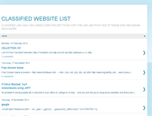 Tablet Screenshot of calassifiedlink.blogspot.com