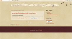 Desktop Screenshot of contramimayorenemigoyomismo.blogspot.com