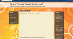 Desktop Screenshot of cutesycrochet.blogspot.com