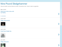 Tablet Screenshot of ninepoundsledge.blogspot.com