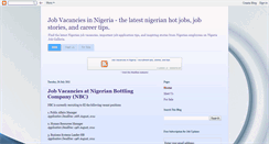 Desktop Screenshot of nigerianjobgalleria.blogspot.com