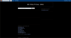 Desktop Screenshot of bdpoliticalorg.blogspot.com
