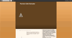 Desktop Screenshot of ferreirocafesalvador.blogspot.com