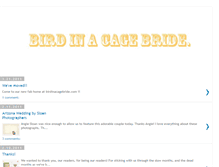 Tablet Screenshot of birdinacagebride.blogspot.com