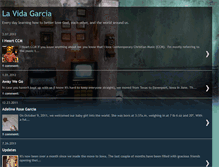 Tablet Screenshot of lavidagarciablog.blogspot.com