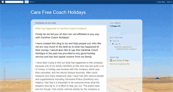 Desktop Screenshot of carefreecoachholidays.blogspot.com