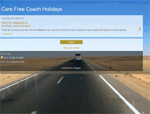 Tablet Screenshot of carefreecoachholidays.blogspot.com