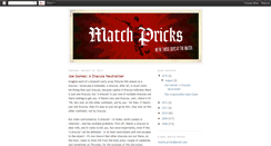 Desktop Screenshot of matchpricks.blogspot.com