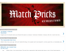 Tablet Screenshot of matchpricks.blogspot.com