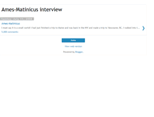 Tablet Screenshot of amesmatinicusinterview.blogspot.com