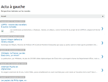 Tablet Screenshot of actugauche.blogspot.com