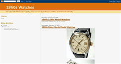 Desktop Screenshot of 1960swatches.blogspot.com