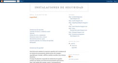 Desktop Screenshot of instalacionesdeseguridad.blogspot.com