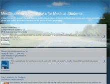 Tablet Screenshot of medstudentbooks.blogspot.com