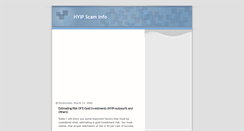 Desktop Screenshot of hyip-scam-info.blogspot.com