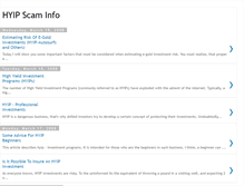 Tablet Screenshot of hyip-scam-info.blogspot.com