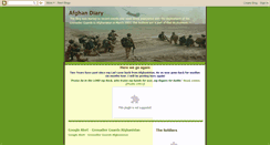 Desktop Screenshot of afghandiary2007.blogspot.com
