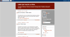 Desktop Screenshot of linksquevalenlapena.blogspot.com