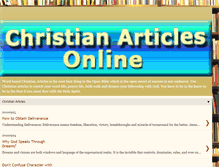 Tablet Screenshot of freechristianarticles.blogspot.com