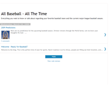 Tablet Screenshot of baseball-everything.blogspot.com