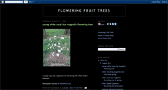 Desktop Screenshot of flowering-fruit-trees.blogspot.com