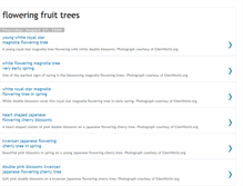 Tablet Screenshot of flowering-fruit-trees.blogspot.com