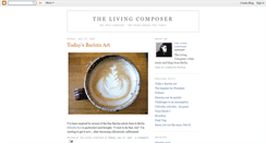 Desktop Screenshot of livingcomposer.blogspot.com