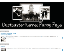 Tablet Screenshot of dustbusterpups.blogspot.com