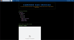 Desktop Screenshot of caminhodasindicas.blogspot.com