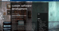 Desktop Screenshot of customsoftwaresdevelopment.blogspot.com