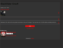 Tablet Screenshot of blackwaterairsoft.blogspot.com