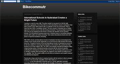 Desktop Screenshot of bikecommutr.blogspot.com