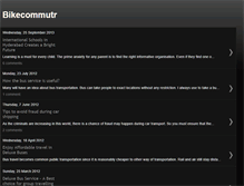 Tablet Screenshot of bikecommutr.blogspot.com