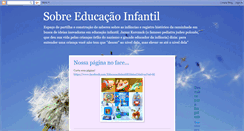 Desktop Screenshot of educacaoinfantilwb.blogspot.com