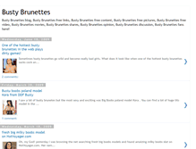 Tablet Screenshot of bustybrunettes.blogspot.com