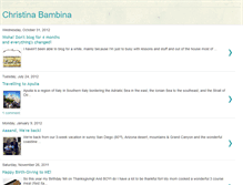 Tablet Screenshot of christinabambina.blogspot.com