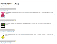 Tablet Screenshot of marketingfirst.blogspot.com