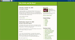 Desktop Screenshot of eatdrinkandbemary.blogspot.com