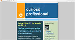 Desktop Screenshot of curiosoprofissional.blogspot.com