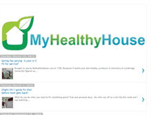 Tablet Screenshot of myhealthyhousecom.blogspot.com